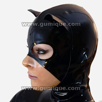 Latex Cat Hood 17